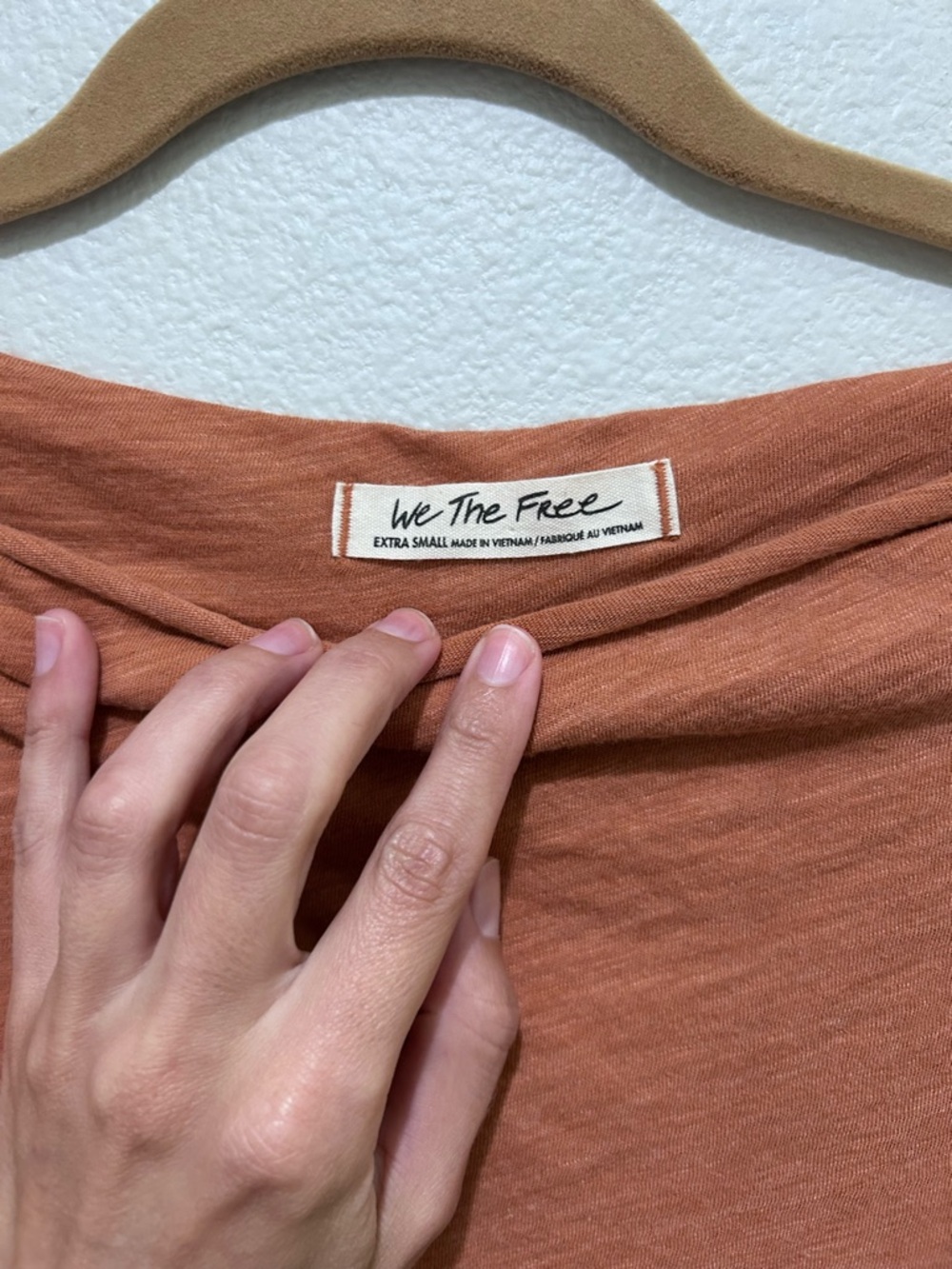 We the free free people Rust Long Sleeve Lightweight kimmo Top in Sienna - Picture 5 of 7